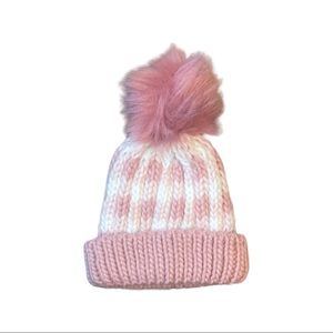 New with tags Huggalugs pink knit beanie